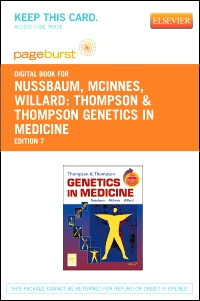 cover image - Thompson & Thompson Genetics in Medicine - Elsevier eBook on VitalSource (Retail Access Card),7th Edition