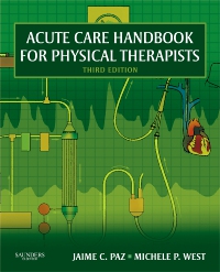 cover image - Acute Care Handbook for Physical Therapists - Elsevier eBook on VitalSource,3rd Edition