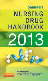 cover image - Saunders Nursing Drug Handbook 2013 - Elsevier eBook on VitalSource