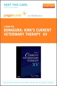 cover image - Kirk's Current Veterinary Therapy XV - Elsevier eBook on VitalSource (Retail Access Card)