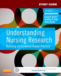 cover image - Study Guide for Understanding Nursing Research - Elsevier eBook on VitalSource,6th Edition