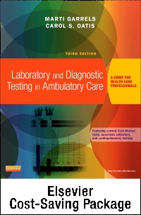 cover image - Laboratory and Diagnostic Testing in Ambulatory Care - Text and Workbook Package,3rd Edition