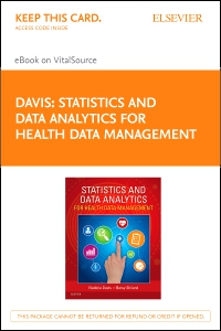 cover image - Statistics & Data Analytics for Health Data Management - Elsevier eBook on VitalSource (Retail Access Card),1st Edition