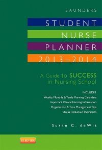 cover image - Saunders Student Nurse Planner, 2013-2014 - Elsevier eBook on VitalSource,9th Edition