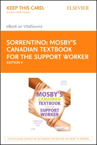 cover image - Mosby's Canadian Textbook for the Support Worker - Elsevier eBook on VST (Retail Access Card),4th Edition