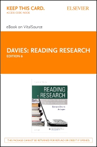 cover image - Reading Research - Elsevier eBook on VitalSource (Retail Access Card),6th Edition
