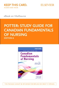 cover image - Study Guide for Canadian Fundamentals of Nursing - Elsevier eBook on VST (Retail Access Card),6th Edition