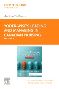 cover image - Yoder-Wise's Leading and Managing in Canadian Nursing Elsevier eBook on VitalSource (Retail Access Card),2nd Edition