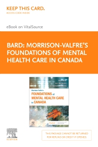 cover image - Morrison-Valfre’s Foundations of Mental Health Care in Canada - Elsevier eBook on VitalSource (Retail Access Card),1st Edition