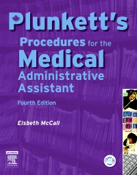 cover image - Plunkett's Procedures for the Medical Administrative Assistant - Elsevier eBook on VitalSource,4th Edition