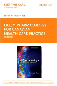 cover image - Pharmacology for Canadian Health Care Practice - Elsevier eBook on VitalSource (Retail Access Card),3rd Edition