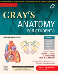 cover image - Gray's Anatomy for Students, 3rd South Asia Edition - Volume 1,3rd Edition