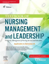 cover image - Textbook of Nursing Management and Leadership,4th Edition