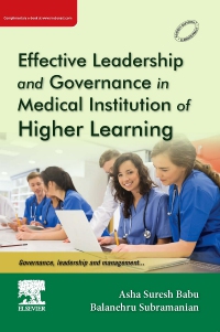 cover image - Effective Leadership and Governance in Medical Institution of Higher Learning, 1st Edition