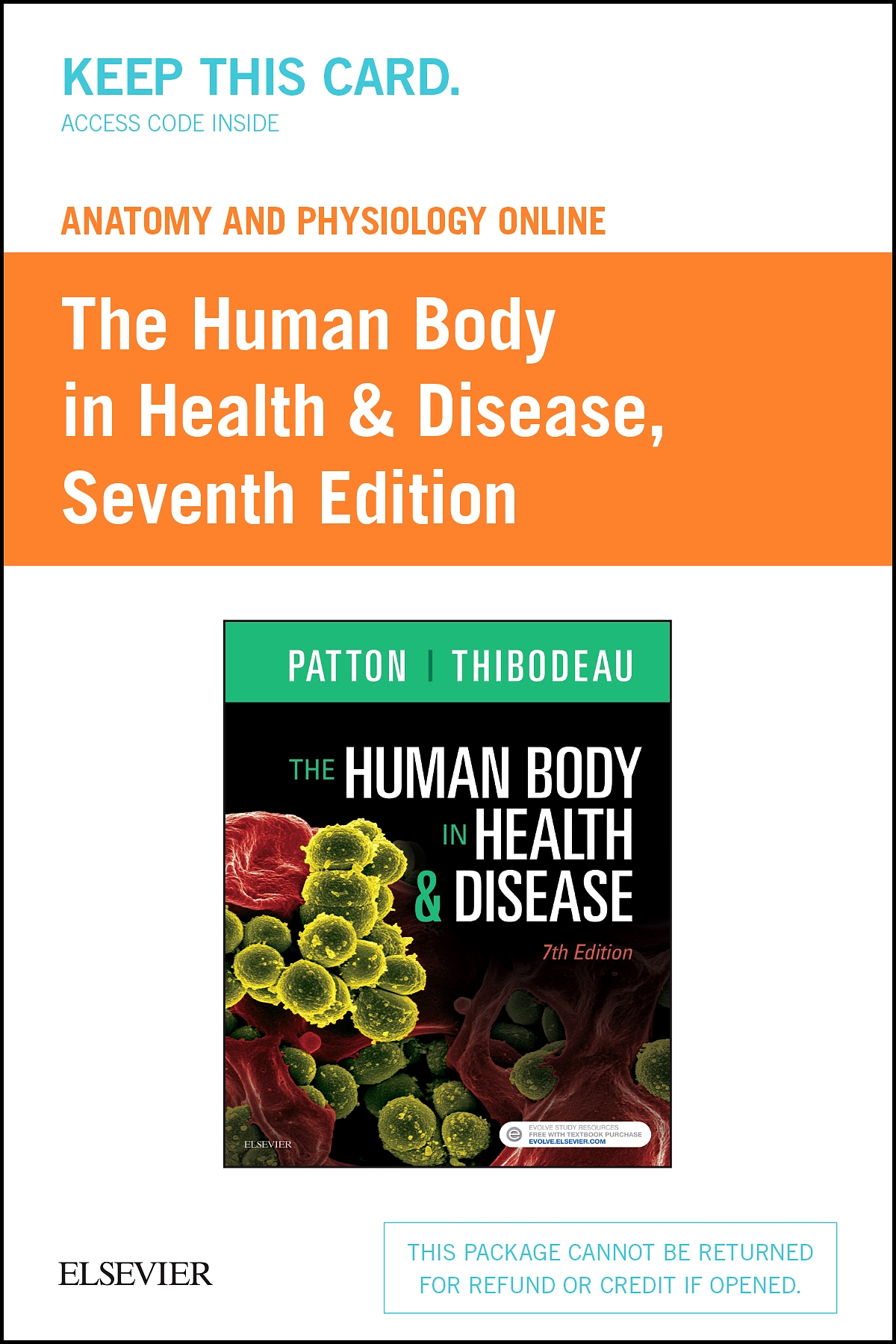 Anatomy and Physiology Online for The Human Body in Health & Disease (Access Code), 7th Edition